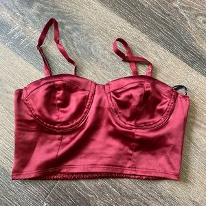 FOREVER 21 Red Crop Top